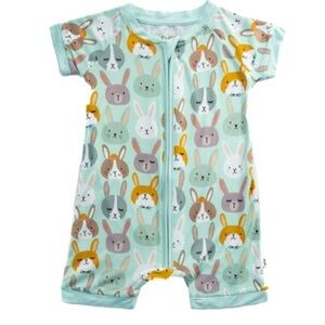 Little Sleepies 2T Shorty Rad Rabbits Easter